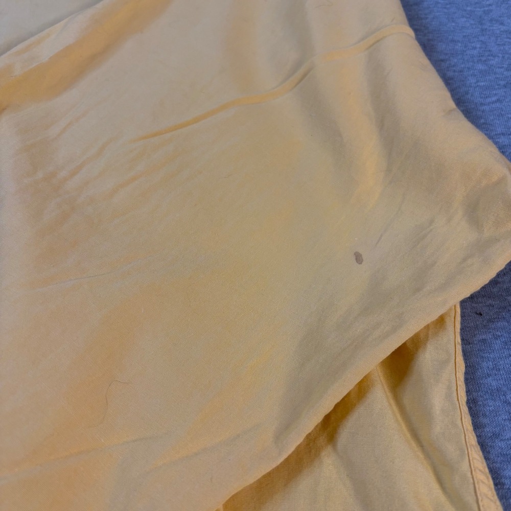 Vintage Burberrys of London Mens Yellow Cotton Button Down Shirt Large USA Made - Picture 5 of 15